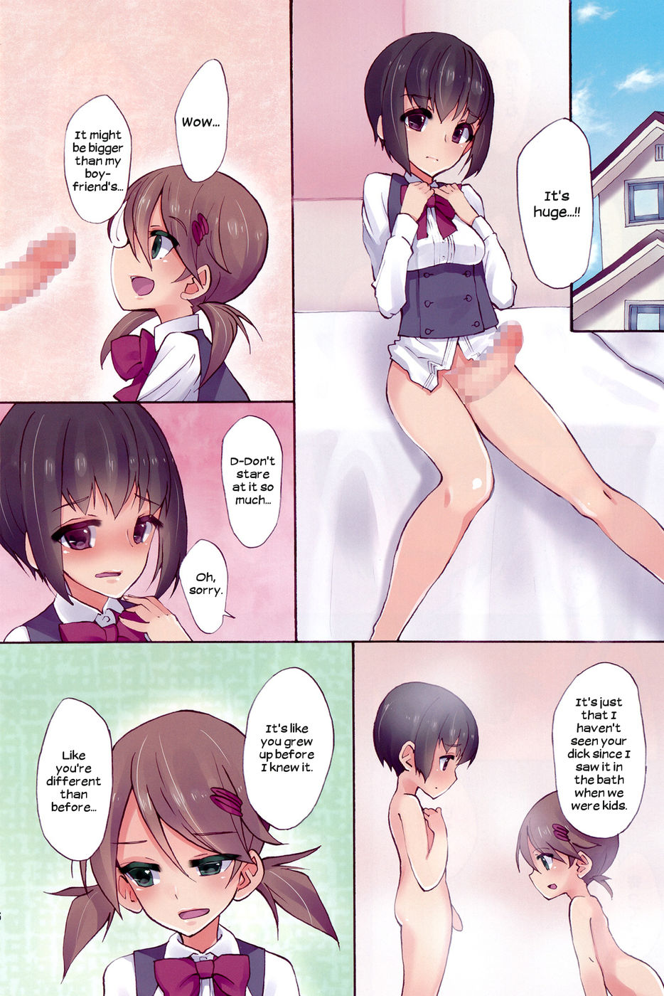 Hentai Manga Comic-Sex Practice with my Futanari Best Friend-Read-5